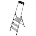 Krause Safety Stufenstehleiter mit Ablage 3 Stufen