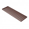 Laufrost, Trittrost 80x25cm, rotbraun