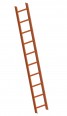 Layher 1051 Dachleiter kupferbraun 10 Sprossen