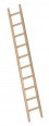 Layher 1036 Bau Holzanlegeleiter 10 Sprossen