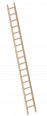 Layher 1036 Bau Holzanlegeleiter 17 Sprossen
