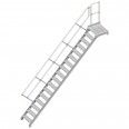 Layher 112 Treppe mit Plattform 45° 600mm 17 Stufen-small