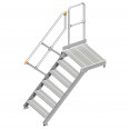 Layher 112 Treppe mit Plattform 45° 80cm 6 Stufen-small