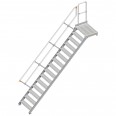 Layher 112 Treppe mit Plattform 45° 800mm 15 Stufen Layher 112 Treppe mit Plattform 45° 800mm 15 Stufen-small