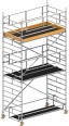 Layher Rollgerüst Uni Breit P2 Safety Plus mit Doppelgeländer 6,20m AH
