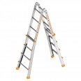 Layher Topic 1058 Teleskopleiter 4x4 Sprossen Layher Topic 1058 Teleskopleiter 4x4 Sprossen-small