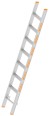 Layher TOPIC 1041 Allzweckleiter Oberleiter mit rutschhemmenden R12 8 Stufen