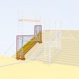 Layher Uni Standard Erweiterung Treppen-Kit Typ2 mit 2 Durchgängen Layher Uni Standard Erweiterung Treppen-Kit Typ2 mit 2 Durchgängen-small