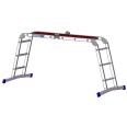 Mauderer Bavaria Sechsgelenkleiter als Behelfsgerüst mit Rastgelenk und gebogener Traverse 981-6 Kofferraumleiter 4x3 Sprossen Mauderer Bavaria Sechsgelenkleiter als Behelfsgerüst mit Rastgelenk und gebogener Traverse 981-6 Kofferraumleiter 4x3 Sprossen-small