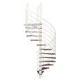 Minka Spindeltreppe Fusion 37 - 295cm Geschosshöhe Walnuss Weiß 160cm Durchmesser Minka Spindeltreppe Fusion 37 - 295cm Geschosshöhe Walnuss Weiß 160cm Durchmesser-small