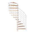 Minka Spindeltreppe Helios 38 - 305,5cm Geschosshöhe Buche Weiß Minka Spindeltreppe Helios 38 - 305,5cm Geschosshöhe Buche Weiß-small
