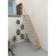 Minka Mittelholmtreppe Joker 35 - 304cm Geschosshöhe Buche Weiß Minka Mittelholmtreppe Joker 35 - 304cm Geschosshöhe Buche Weiß-small