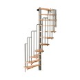 Minka Spindeltreppe Metallica 38 - 305,5cm Geschosshöhe Buche Grau Minka Spindeltreppe Metallica 38 - 305,5cm Geschosshöhe Buche Grau-small