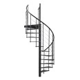 Minka Spindeltreppe Milano 42 - 300,3cm Geschosshöhe Schwarz 160cm Durchmesser Minka Spindeltreppe Milano 42 - 300,3cm Geschosshöhe Schwarz 160cm Durchmesser-small