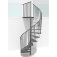 Minka Spindeltreppe Portofino 42 - 300,3cm Geschosshöhe Grau 140cm Durchmesser Minka Spindeltreppe Portofino 42 - 300,3cm Geschosshöhe Grau 140cm Durchmesser-small