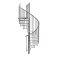 Minka Spindeltreppe Switch 36 - 295cm Geschosshöhe Weiß Grau 140cm Durchmesser Minka Spindeltreppe Switch 36 - 295cm Geschosshöhe Weiß Grau 140cm Durchmesser-small