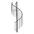 Minka Spindeltreppe Venezia Smart 38 - 305,5cm Geschosshöhe Weiß Schwarz 120cm Durchmesser Minka Spindeltreppe Venezia Smart 38 - 305,5cm Geschosshöhe Weiß Schwarz 120cm Durchmesser-small