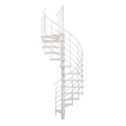 Minka Spindeltreppe Venezia Smart 38 - 305,5cm Geschosshöhe Weiß Weiß 120cm Durchmesser Minka Spindeltreppe Venezia Smart 38 - 305,5cm Geschosshöhe Weiß Weiß 120cm Durchmesser-small
