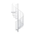 Minka Spindeltreppe Spino Smart 38 - 305,5cm Geschosshöhe Weiß 120cm Durchmesser Minka Spindeltreppe Spino Smart 38 - 305,5cm Geschosshöhe Weiß 120cm Durchmesser-small