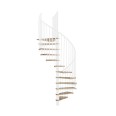Minka Spindeltreppe Spiral Smart 38 - 305,5cm Geschosshöhe Eiche Weiß 120cm Durchmesser Minka Spindeltreppe Spiral Smart 38 - 305,5cm Geschosshöhe Eiche Weiß 120cm Durchmesser-small