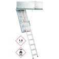Minka Dachbodentreppe Type 15 Exklusiv Brandhemmend mit Leiter aus Stahl Deckenöffnung 110x70cm Raumhöhe 263cm Minka Dachbodentreppe Type 15 Exklusiv Brandhemmend mit Leiter aus Stahl Deckenöffnung 110x70cm Raumhöhe 263cm-small