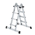 MUNK Teleskopleiter mit Traverse 4x4 Sprossen MUNK Teleskopleiter mit Traverse 4x4 Sprossen-small