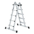 MUNK Teleskopleiter mit Traverse 4x5 Sprossen MUNK Teleskopleiter mit Traverse 4x5 Sprossen-small