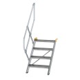 MUNK Treppe 45°  inkl. einen Handlauf, 600mm Stufenbreite, 4 Stufen