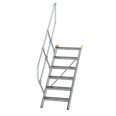 MUNK Treppe 45°  inkl. einen Handlauf, 600mm Stufenbreite, 6 Stufen