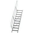 MUNK Treppe 45°  inkl. einen Handlauf, 600mm Stufenbreite, 10 Stufen