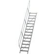 MUNK Treppe 45°  inkl. einen Handlauf, 600mm Stufenbreite, 14 Stufen