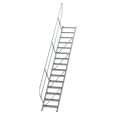 MUNK Treppe 45°  inkl. einen Handlauf, 600mm Stufenbreite, 15 Stufen