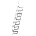 MUNK Treppe 45°  inkl. einen Handlauf, 600mm Stufenbreite, 17 Stufen