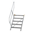 MUNK Treppe 45°  inkl. einen Handlauf, 800mm Stufenbreite, 5 Stufen