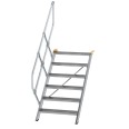 MUNK Treppe 45°  inkl. einen Handlauf, 800mm Stufenbreite, 6 Stufen