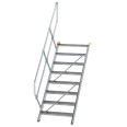 MUNK Treppe 45°  inkl. einen Handlauf, 800mm Stufenbreite, 8 Stufen