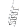 MUNK Treppe 45°  inkl. einen Handlauf, 800mm Stufenbreite, 11 Stufen