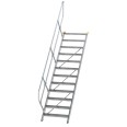 MUNK Treppe 45°  inkl. einen Handlauf, 800mm Stufenbreite, 12 Stufen