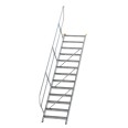 MUNK Treppe 45°  inkl. einen Handlauf, 800mm Stufenbreite, 13 Stufen