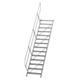 MUNK Treppe 45°  inkl. einen Handlauf, 800mm Stufenbreite, 14 Stufen