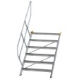 MUNK Treppe 45°  inkl. einen Handlauf, 1000mm Stufenbreite, 6 Stufen