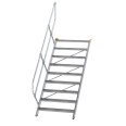 MUNK Treppe 45°  inkl. einen Handlauf, 1000mm Stufenbreite, 9 Stufen