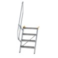 MUNK Treppe 60°  inkl. einen Handlauf, 600mm Stufenbreite, 4 Stufen