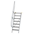 MUNK Treppe 60°  inkl. einen Handlauf, 600mm Stufenbreite, 7 Stufen
