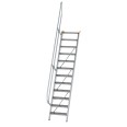 MUNK Treppe 60°  inkl. einen Handlauf, 600mm Stufenbreite, 12 Stufen