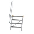 MUNK Treppe 60°  inkl. einen Handlauf, 800mm Stufenbreite, 4 Stufen