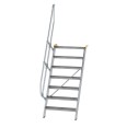 MUNK Treppe 60°  inkl. einen Handlauf, 800mm Stufenbreite, 7 Stufen
