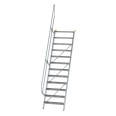 MUNK Treppe 60°  inkl. einen Handlauf, 800mm Stufenbreite, 12 Stufen