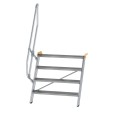 MUNK Treppe 60°  inkl. einen Handlauf, 1000mm Stufenbreite, 4 Stufen
