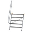 MUNK Treppe 60°  inkl. einen Handlauf, 1000mm Stufenbreite, 5 Stufen